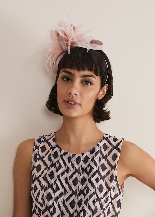 Pink Flower Headband