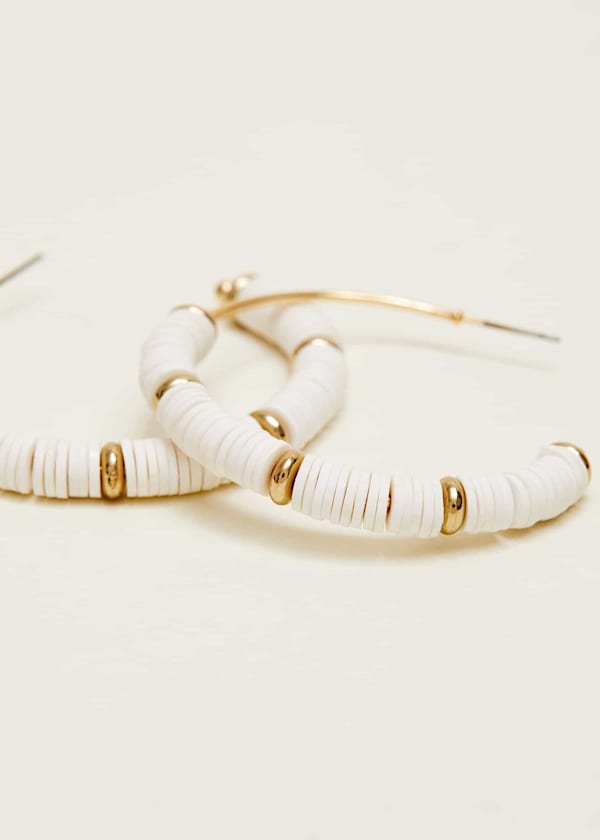 Beaded Hoop Earrings