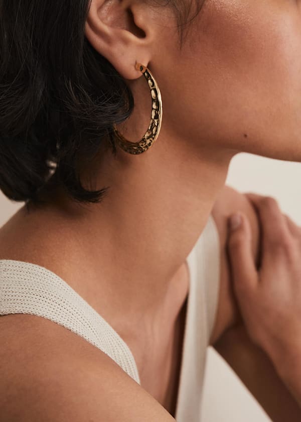 Gold Hoop Earrings