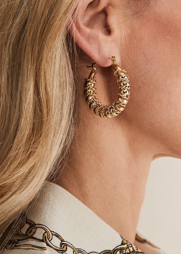 Chunky Ring Hoop Earring