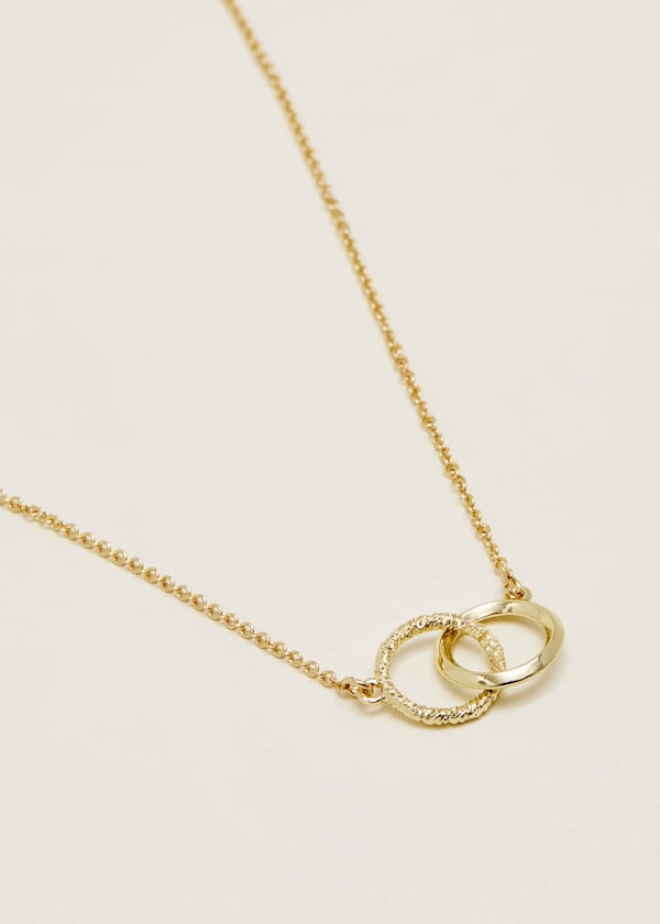 Gold Circle Necklace