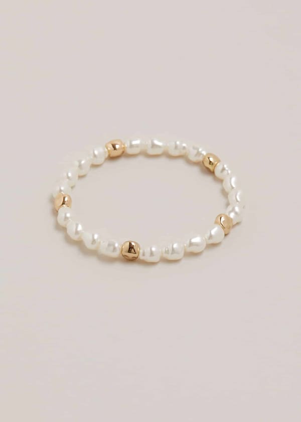 Pearl And Bead Bracelet