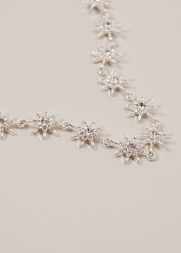 Silver Plated Star Necklace