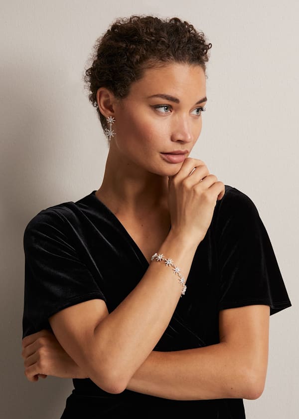 Silver Plated Star Bracelet