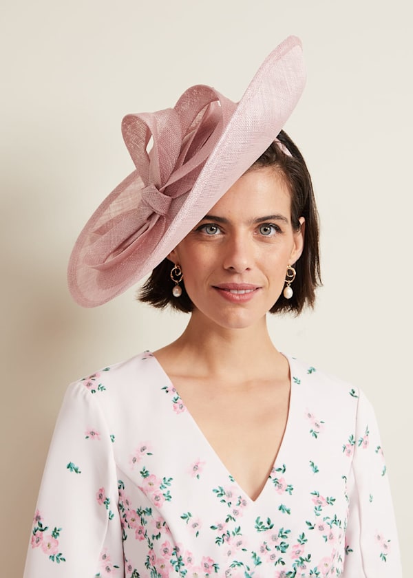 Pink wedding hats fascinators deals