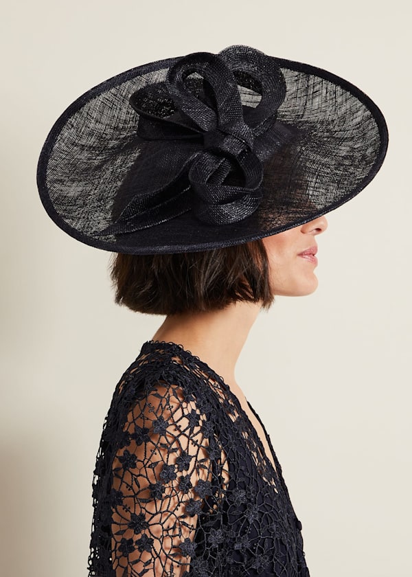 Bow Detail Statement Disc Fascinator