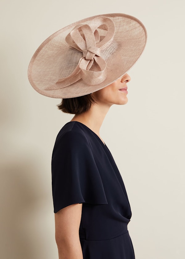 Bow Detail Statement Disc Fascinator