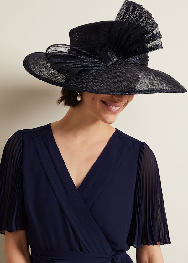 Pleat Bow Hat