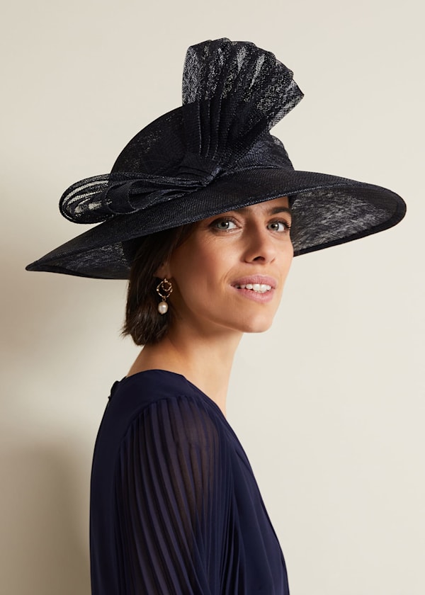 Pleat Bow Hat