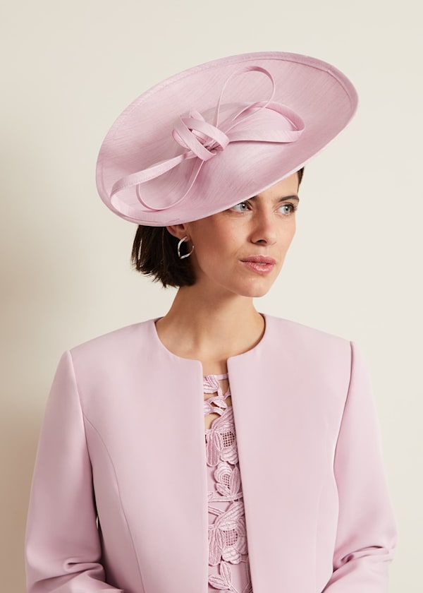 Shantung Bow Disc Fascinator