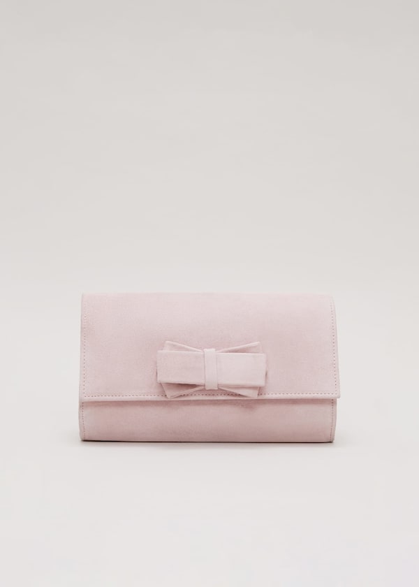 Bow Front Clutch Bag