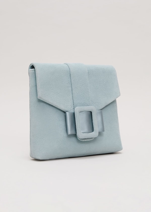 Buckle Front Clutch Bag