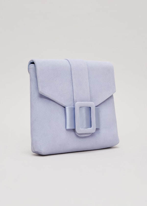 Buckle Front Clutch Bag