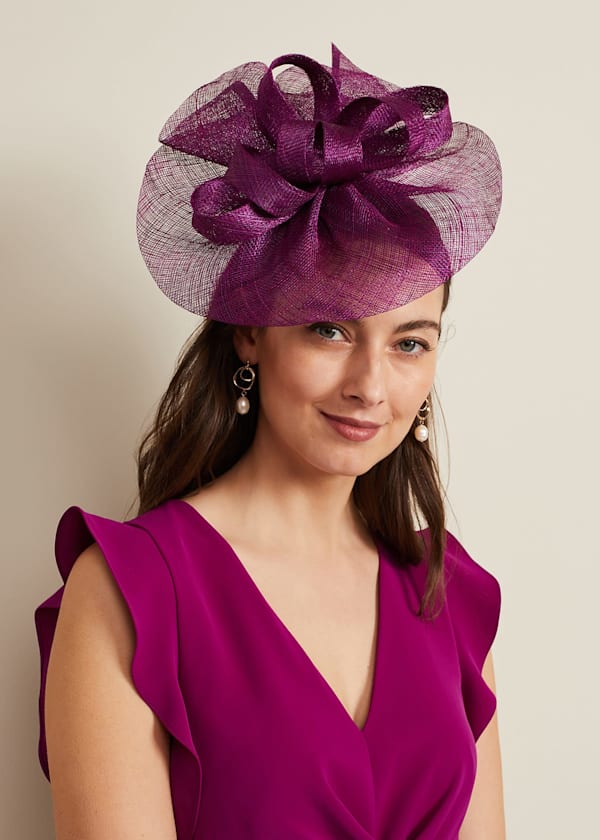 Freeform Bow Disc Fascinator