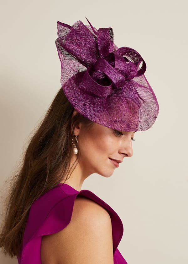 Freeform Bow Disc Fascinator