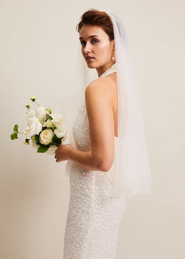 Short Double Tier Veil