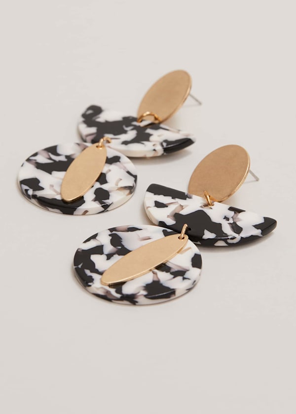 Resin Shape Drop Earring