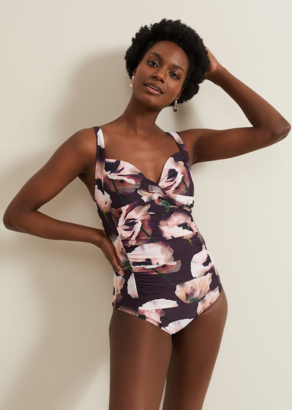 Poppy Print Swimsuit