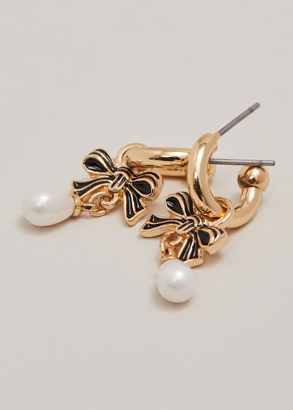 Mini Bow Hoop Drops