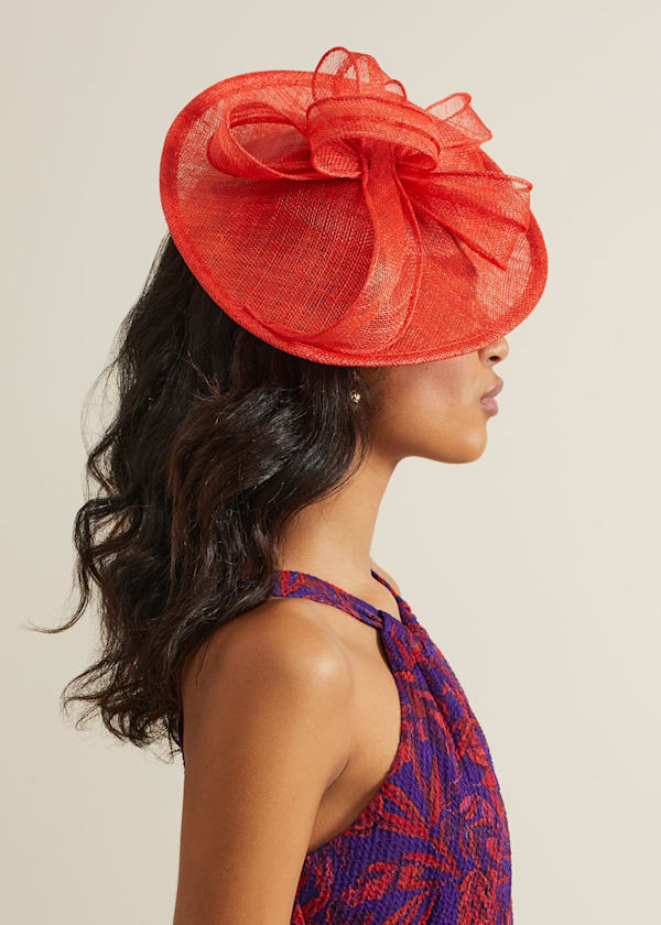 Bow Detail Oval Fascinator
