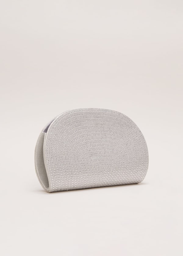 Embellished Semi Circle Bag