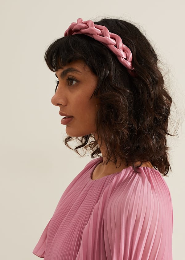 Satin Plaited Headband
