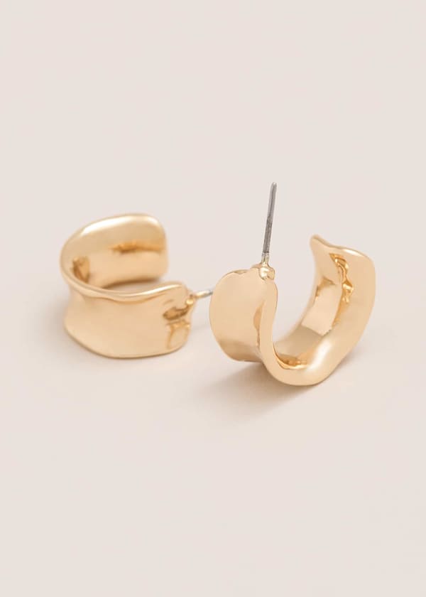 Gold Huggie Earrings