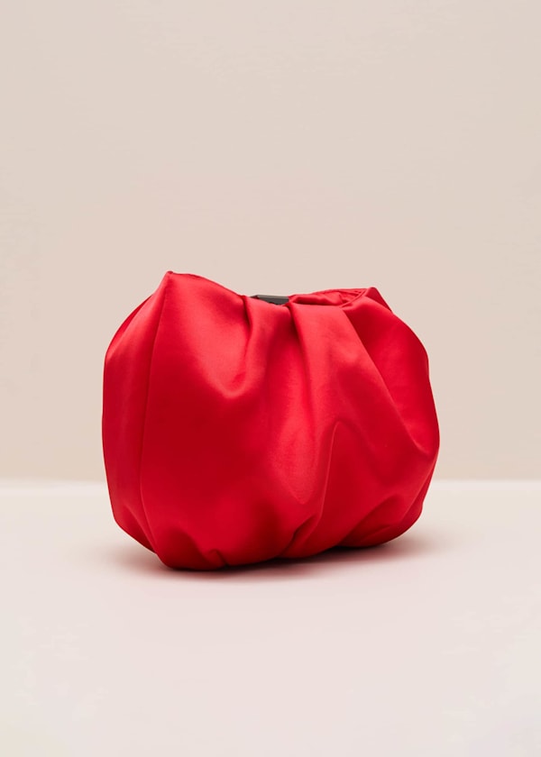 Red Satin Bag
