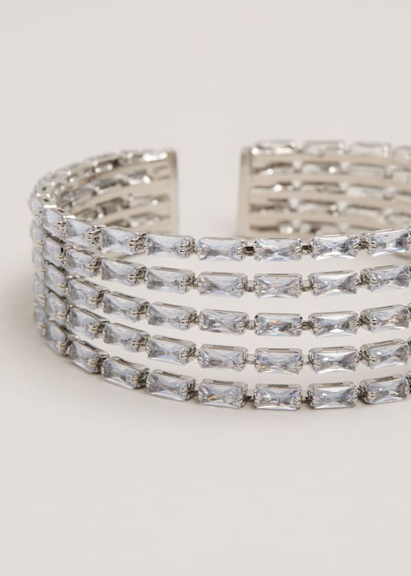 Silver Sparkle Cuff