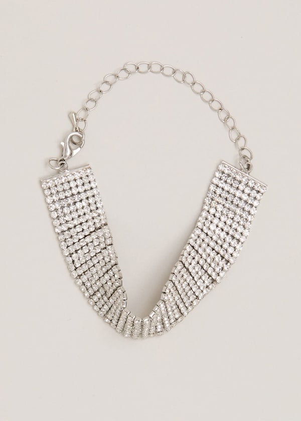 Silver Chainmail Sparkle Bracelet