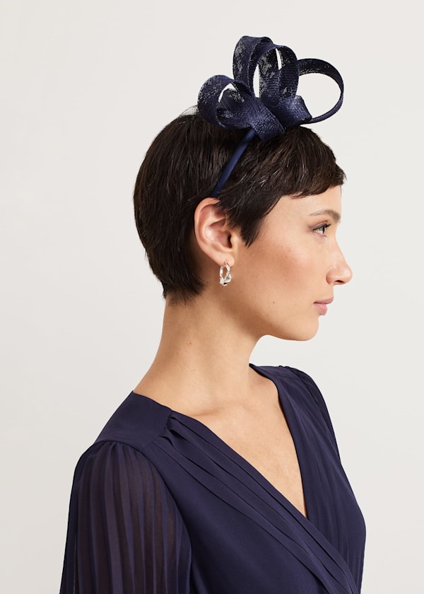 Navy Twist Headband