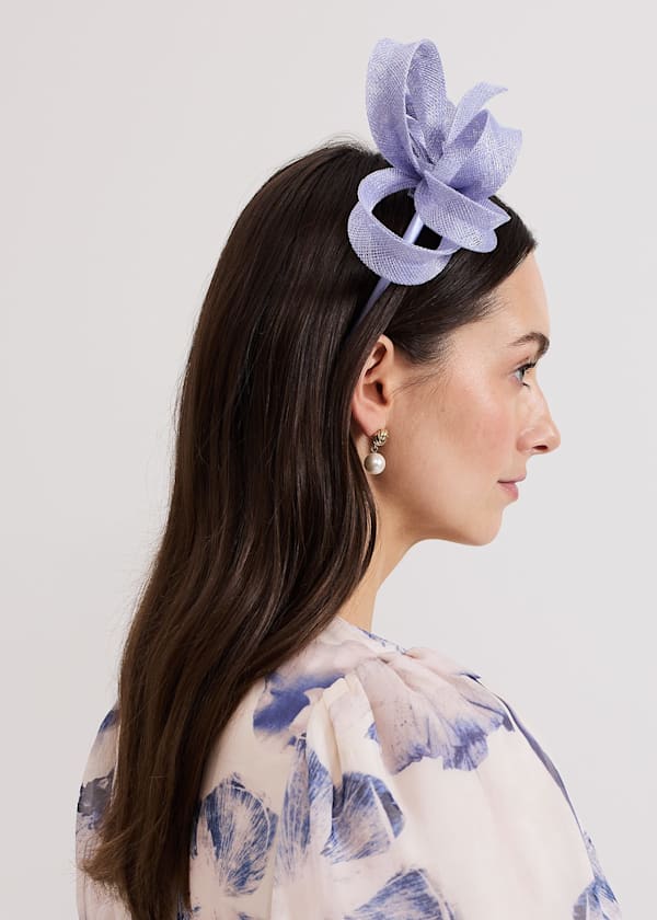 Blue Twist Headband