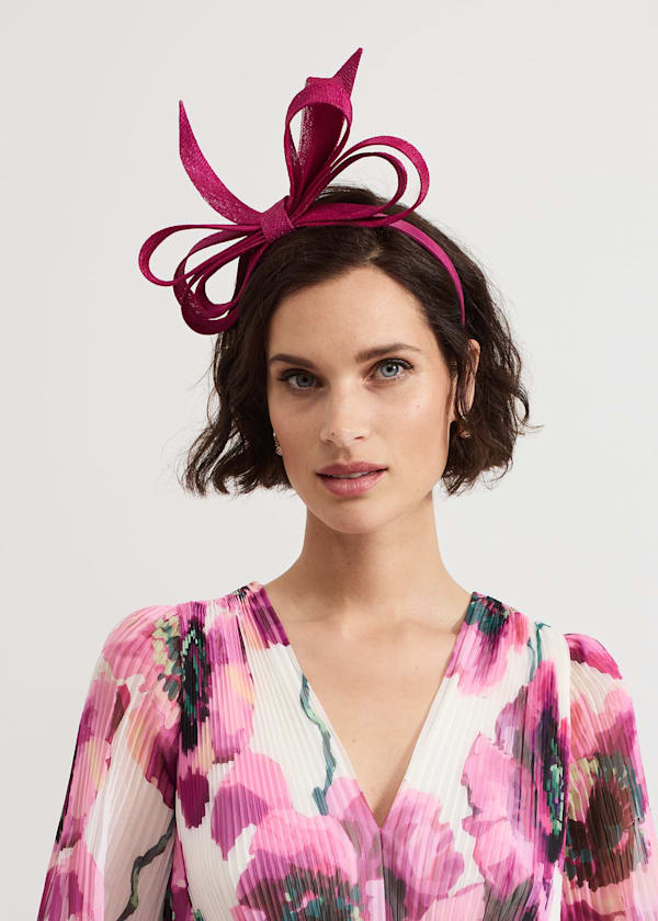 Pink Oversized Bow Headband
