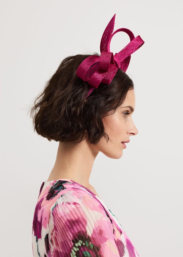 Pink Oversized Bow Headband
