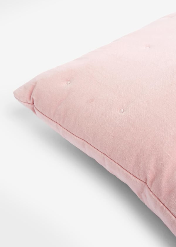 Velvet Pin Spot Pillow