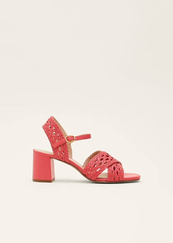 Weave Heeled Sandal