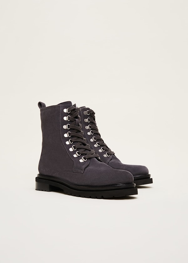 Meladie Suede Lace Up Hiker Boot
