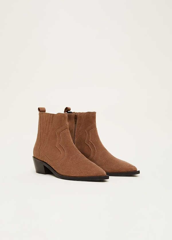 Suede Ankle Boots