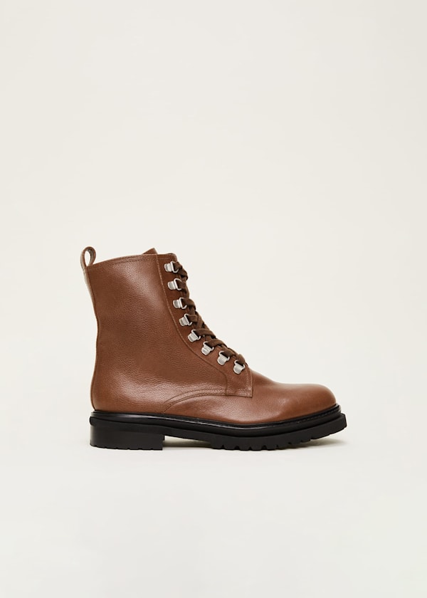 Meladie Leather Lace Up Boot