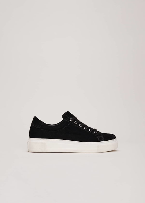 Black Velvet Trainers