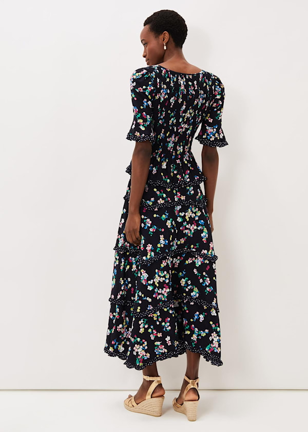 Hudson Floral Tiered Co-Ord Skirt