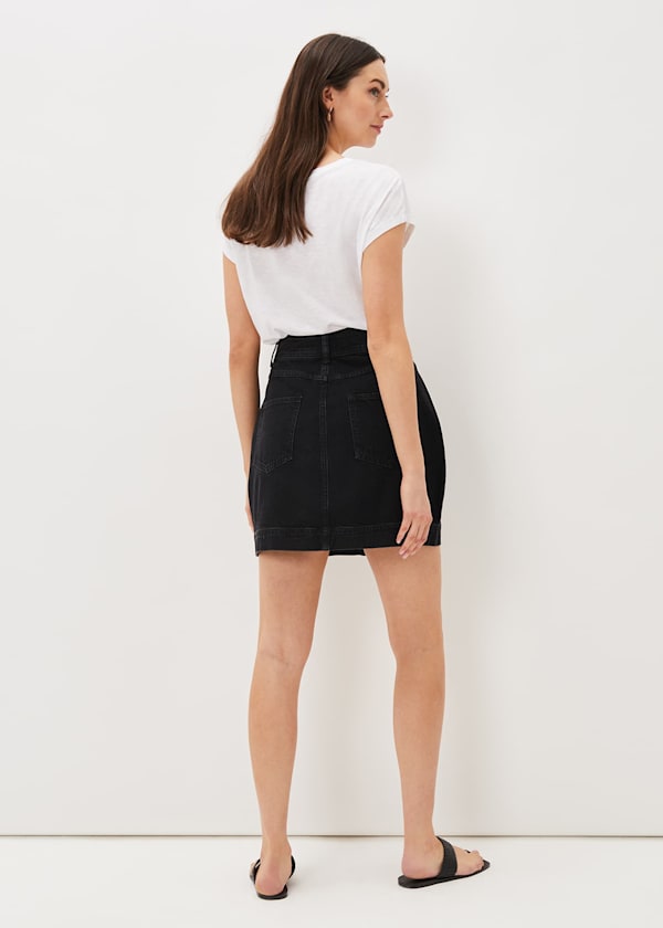 Kat Denim Mini Skirt