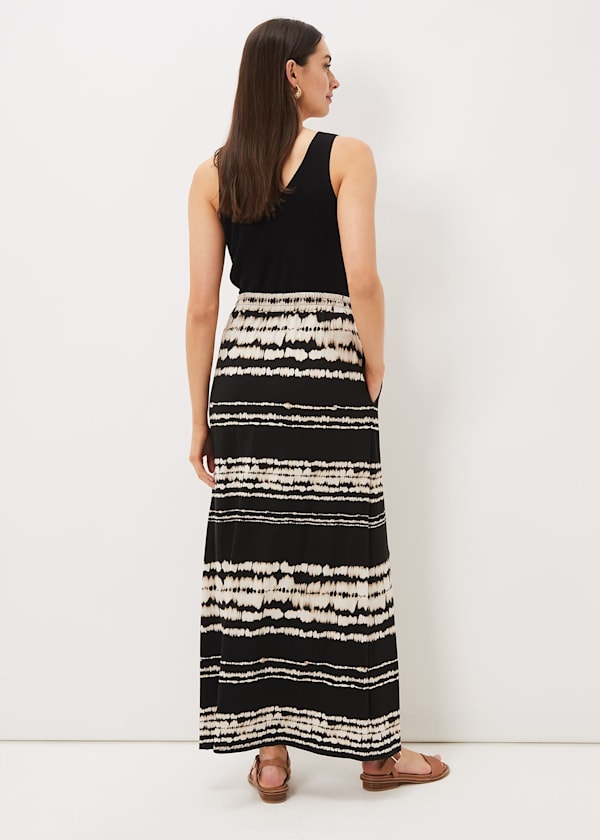 Ce Ce Tie Dye Jersey Maxi Skirt