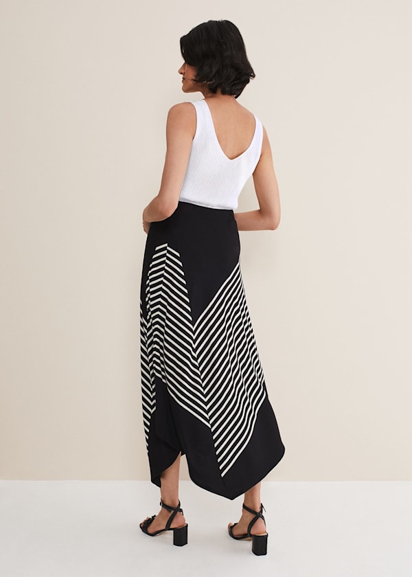 Veritty Stripe Skirt