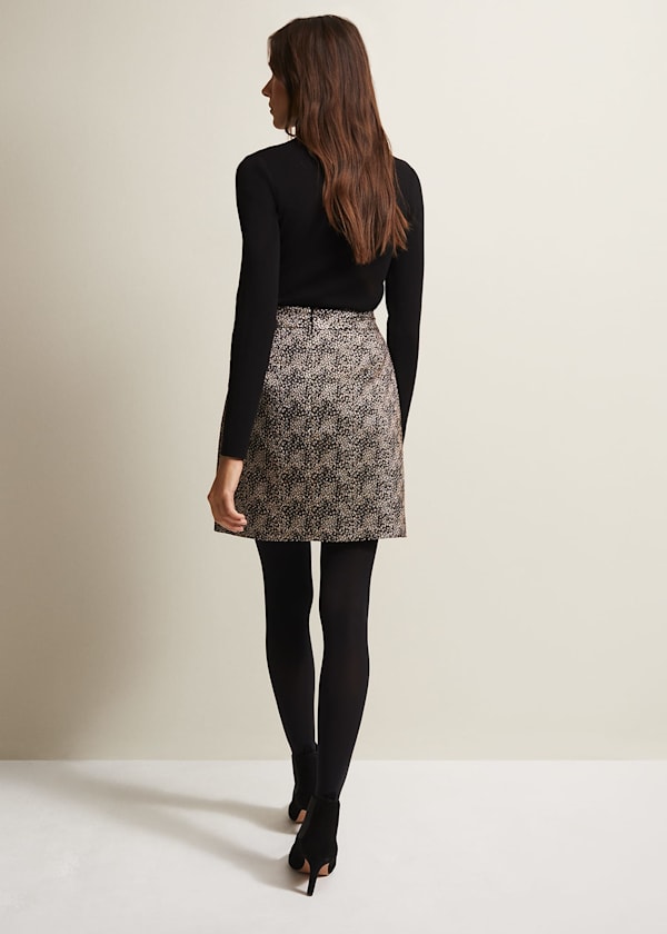Kilah Jacquard Mini Skirt