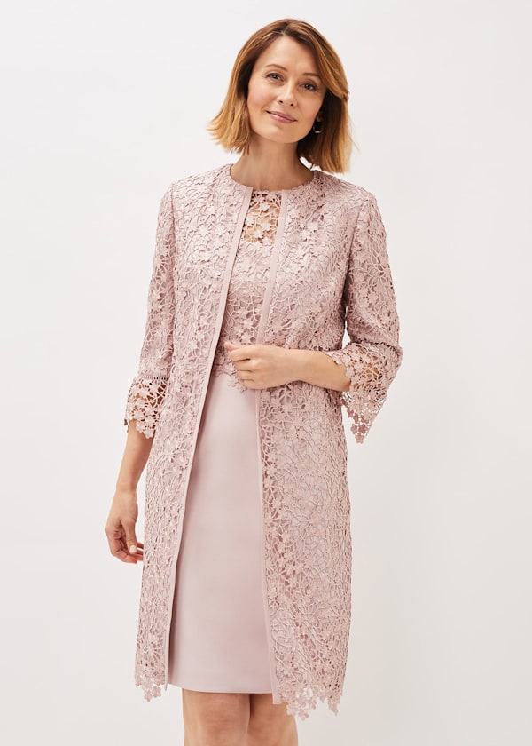 Mariposa Lace Occasion Coat