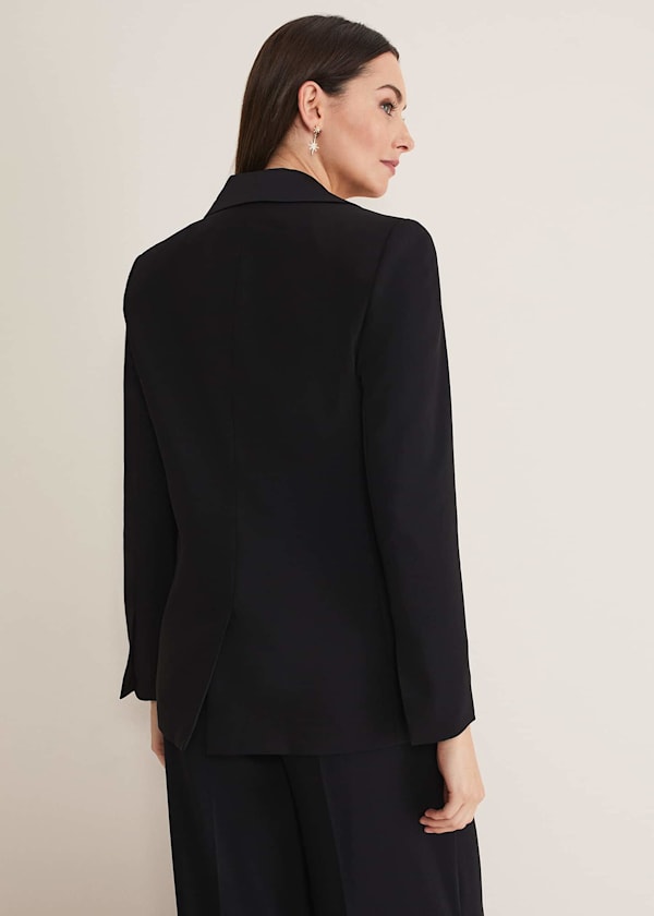 Elandra Black Tux Blazer