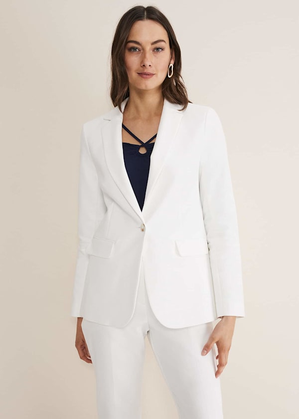 Ulrica White Blazer