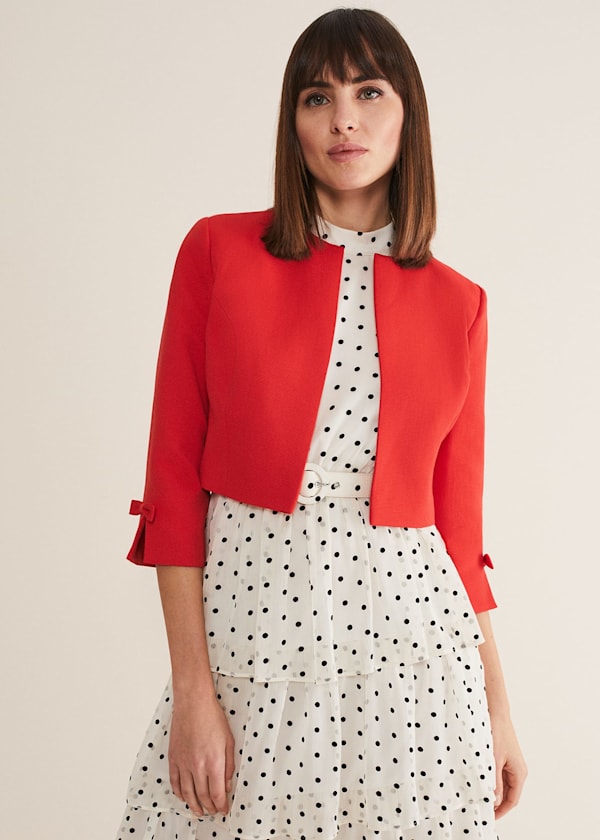 Zoele Bow Detail Jacket