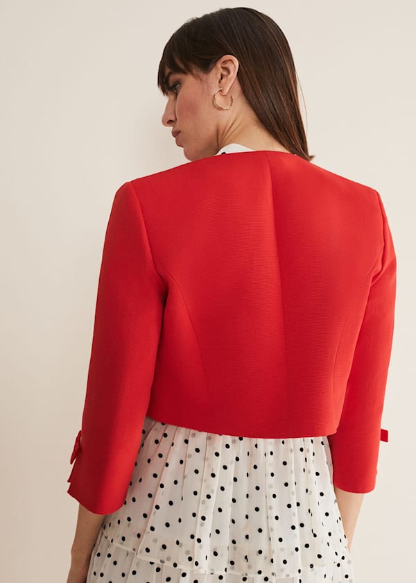 Zoele Bow Detail Jacket